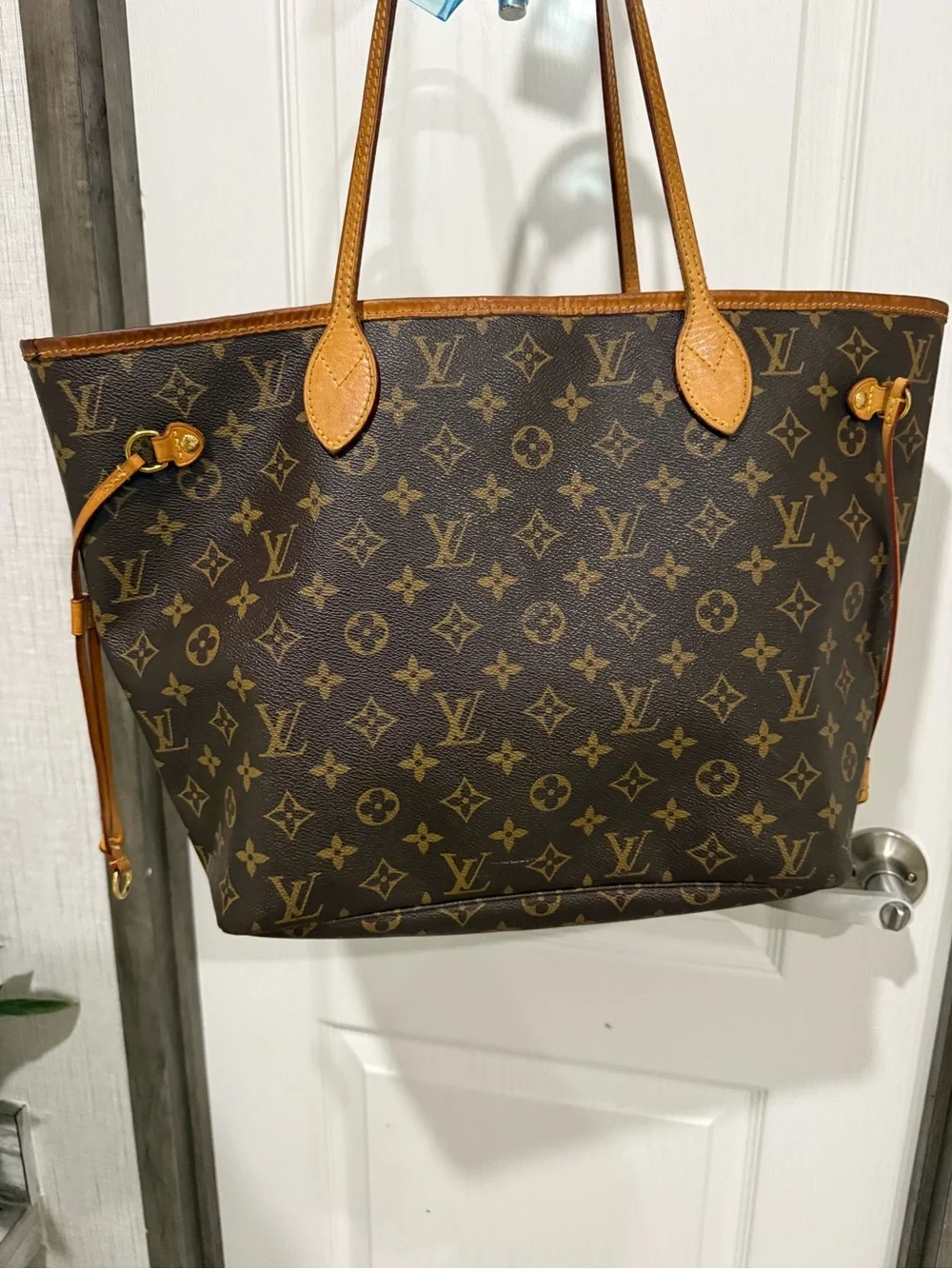 Louis Vuitton Monogram Canvas Tote in Brown and Tan